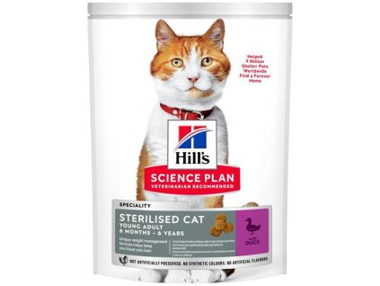 Hill's Science Plan Feline Adult Sterilised Cat with Duck Dry 3 kg