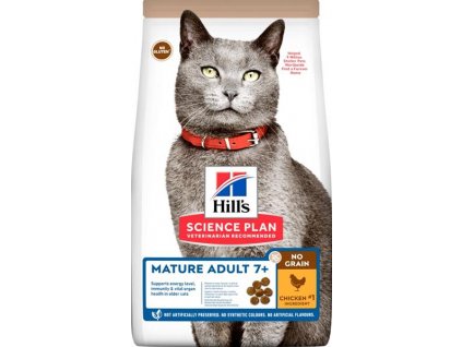 Hill's Science Plan Feline Mature Adult No Grain Chicken Dry 1,5 kg