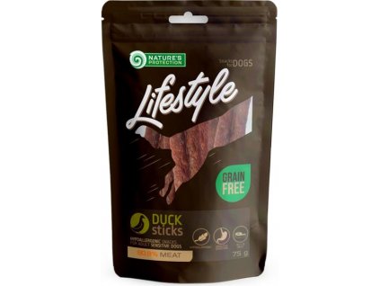 Nature's Protection Dog snack Lifestyle kachní tyčinky 75 g  + 3% SLEVA Slevový kupón: extra