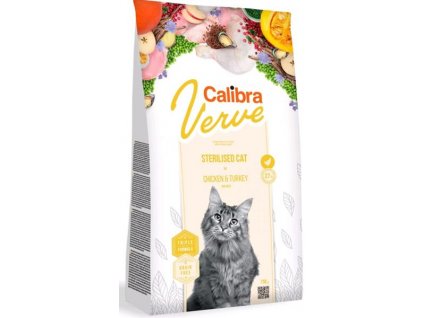 Calibra Cat Verve Grain Free Sterilised Chicken&Turkey 750 g