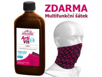 Artivit sir. 500 ml + multifunkční šátek zdarma