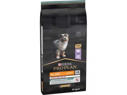 PRO PLAN Puppy Medium&Large Grain Free krůta 12 kg