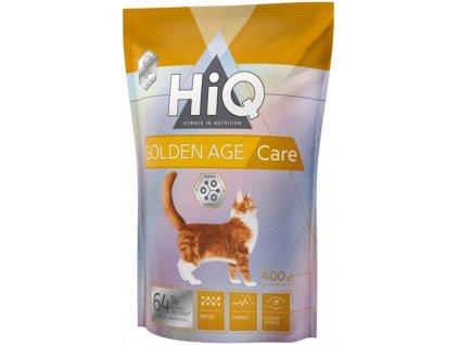 HiQ Cat Dry Senior 400 g  + 3% SLEVA Slevový kupón: extra
