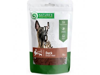 Nature's Protection dog snack mini kachní kostky 75 g  + 3% SLEVA Slevový kupón: extra