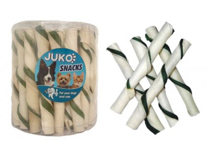 Trubička bílá Mint JUKO Snacks (35 ks)