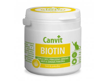 Canvit BIOTIN kočka ochucený 100 g