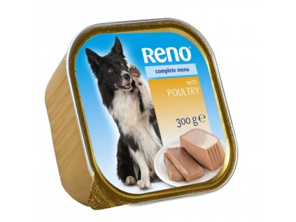 RENO Dog drůbeží, vanička 300 g