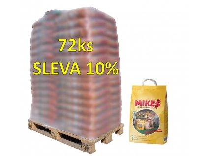 MIKEŠ Standard hrudkující 10 kg (paleta 72 ks) SLEVA 7 %