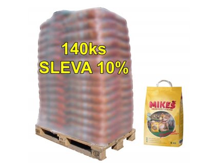 MIKEŠ Standard hrudkující 5 kg (paleta 140 ks) SLEVA 7 %