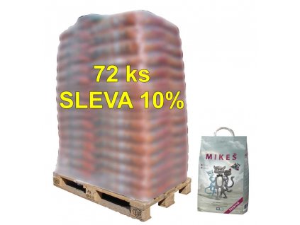 MIKEŠ Premium bílé hrudkující 10 kg (paleta 72 ks) SLEVA 7 %