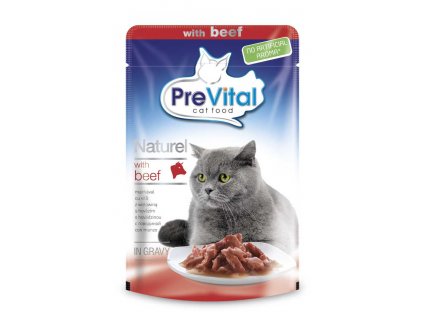 PreVital Naturel hovězí, kapsa 85 g