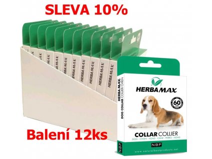 Herba Max Collar Dog repelentní obojek, pes 60 cm (12 ks) SLEVA 10 %