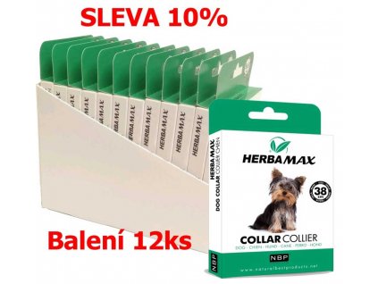 Herba Max Collar Dog repelentní obojek, pes 38 cm (12 ks) SLEVA 10 %