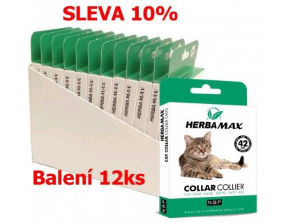 Herba Max Collar Cat repelentní obojek, pes 42 cm (12 ks) SLEVA 10 %
