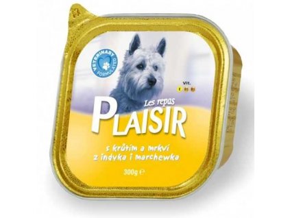 Plaisir Dog krůtí, vanička 300 g