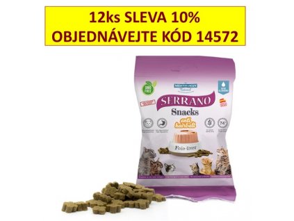 Serrano Snack Cat AntiHairball Liver 50 g