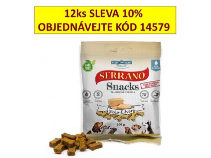 Serrano Snack Dog Liver 100 g