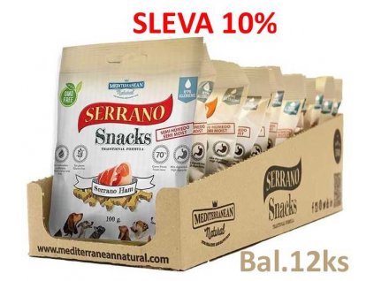 Serrano Snack Dog Serrano Ham 100 g (12 ks) SLEVA 10 %