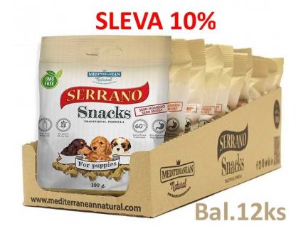 Serrano Snack Puppies 100g (12 ks) SLEVA 10 %