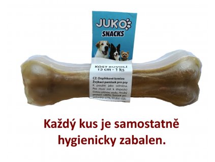 Kost buvolí JUKO Snacks 15 cm (1 ks)