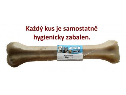 Kost buvolí JUKO Snacks 30 cm (1 ks)