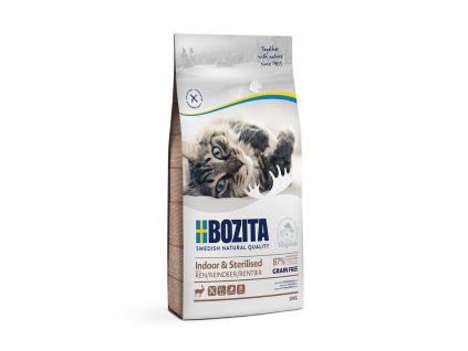 Bozita Cat Indoor & Sterilised Reindeer (sob) GF 10 kg