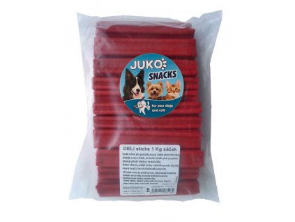 Deli sticks Hovězí JUKO Snacks 1 kg (cca 30 ks)