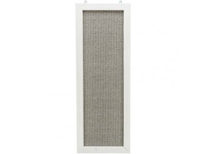Škrábací deska na zeď, dřevěný rám, 28 × 78 cm, šedá/bílá - DOPRODEJ