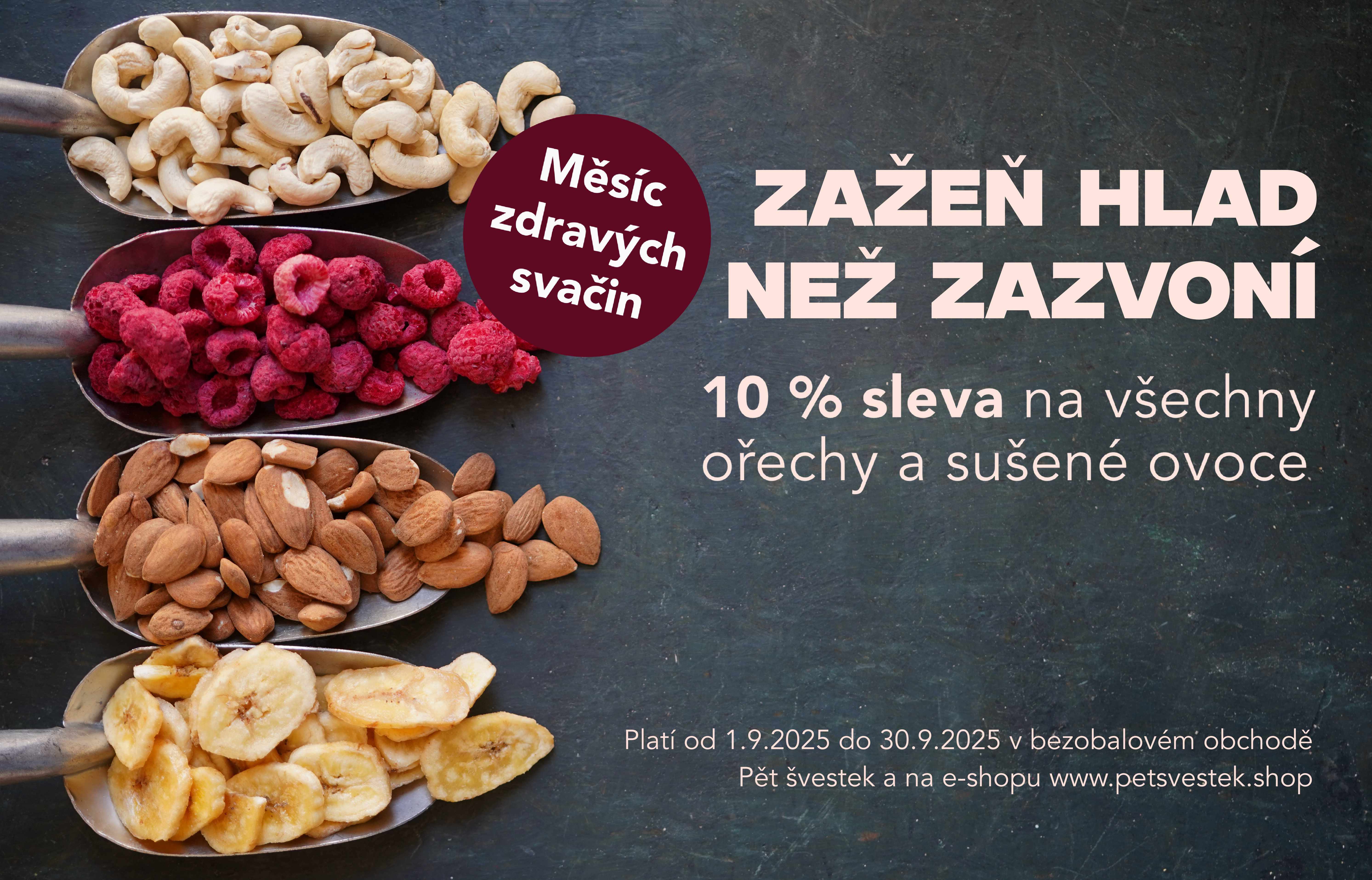 Měsíc zdravých svačin
