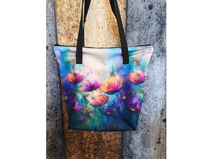 Taška na rameno Květy