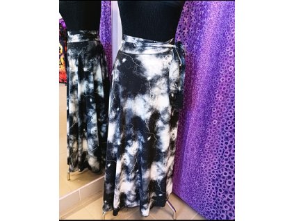 Zavinovací maxi sukně  Bouře