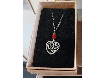 Řetízek - Strom života v srdci