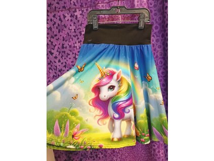 Dětská sukně jednorožec