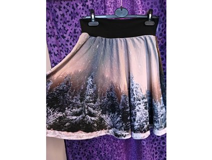 Půlkolovka Zasněžený les