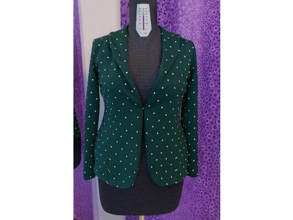 sako lahvová zelená