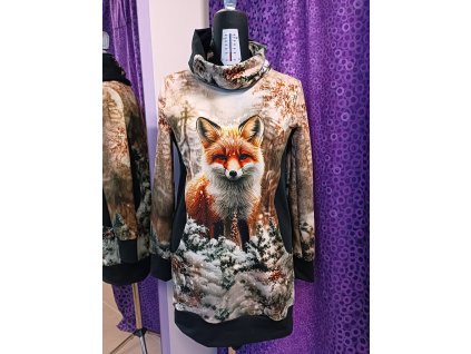Mikinošaty Liška ve sněhu