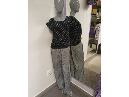 Široké kalhoty Stripe