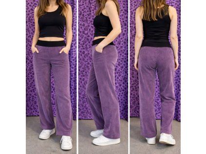 Dámské manžestrové kalhoty Violet