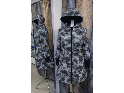 Dámský softshellový kabát Kouř Grey
