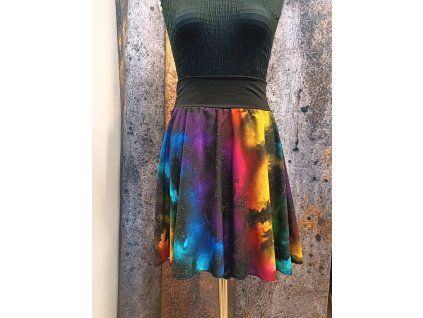 Půlkolová sukně Vesmír