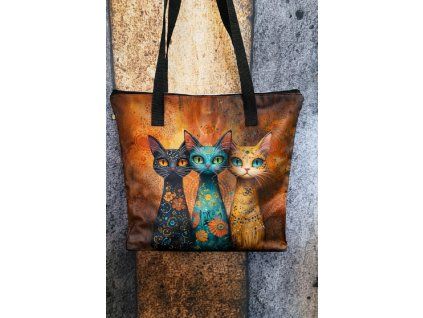 Taška na rameno Kočky