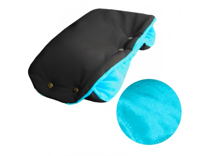 vyr 21104emitex rukavnik premium velvet softshell cerny aqua