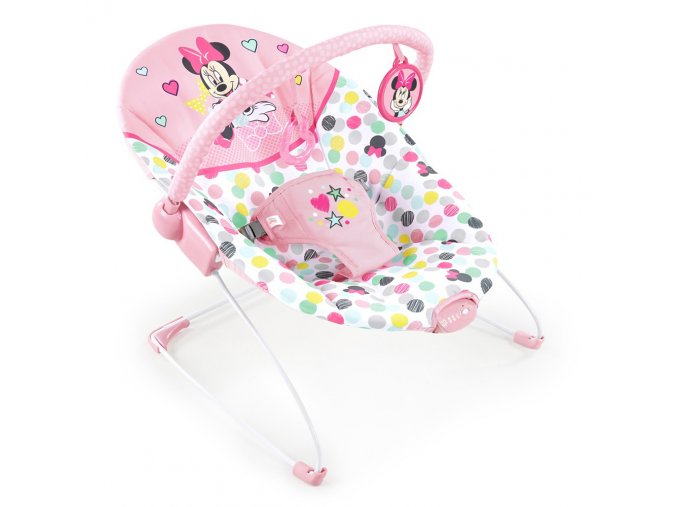 DISNEY BABY Lehátko vibrující Minnie Mouse Spotty Dotty 0 m+