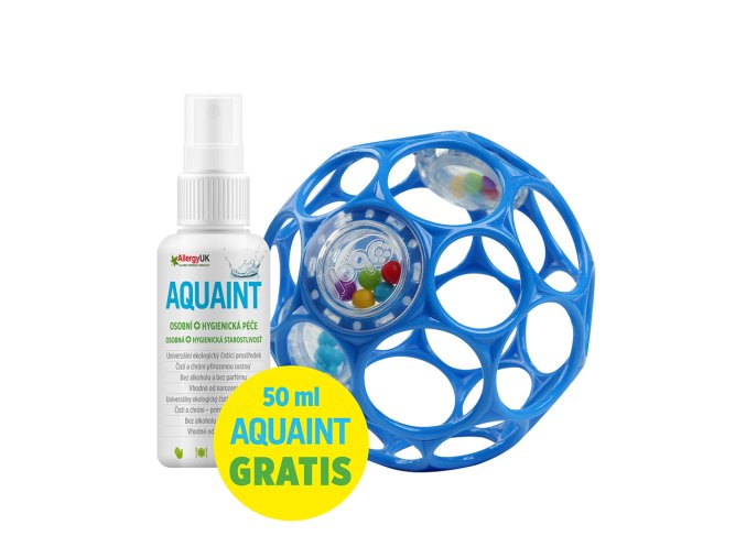 OBALL Ratlle kousátko 0++ Aquaint 50ml