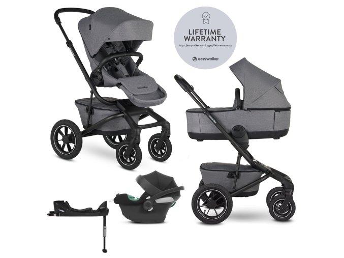 EASYWALKER Zvýhodněný set Kočárek Jimmey LITE AIR + CYBEX Aton B2 i-Size + základna