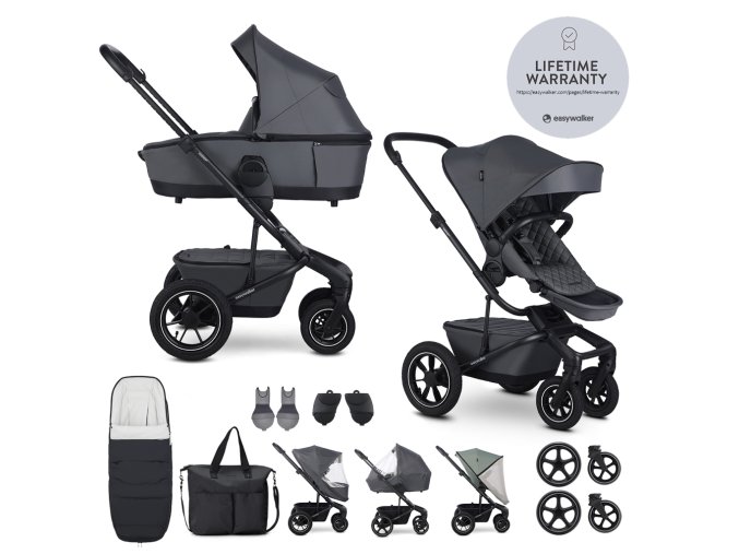 EASYWALKER -  Harvey⁵ Set XXL AIR - Kočárek kombinovaný
