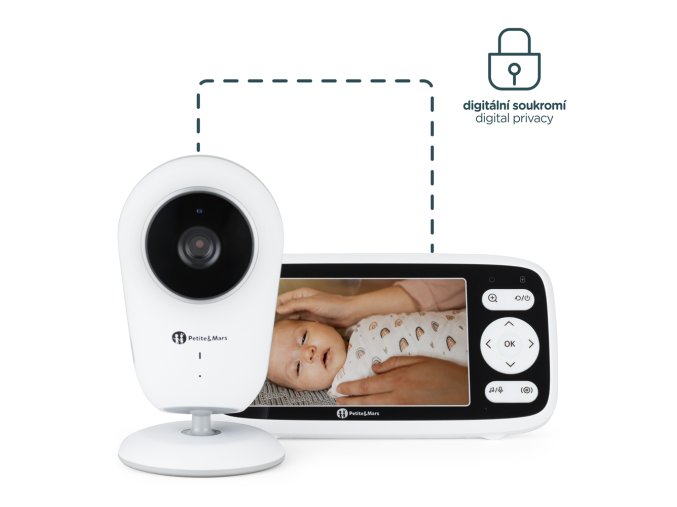 PETITE&MARS Chůvička dětská digitální NANO 4.0