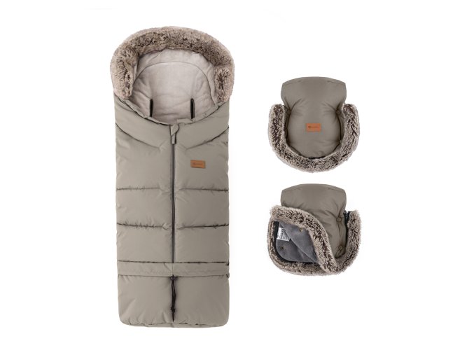 PETITE&MARS Set fusak Arctic 4v1 + rukavice Furry