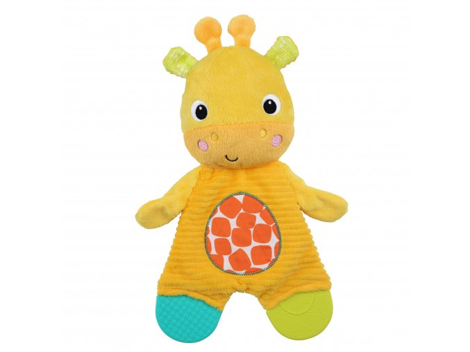 Bright Starts Hračka - kousátko Snuggle&Teethe žirafa