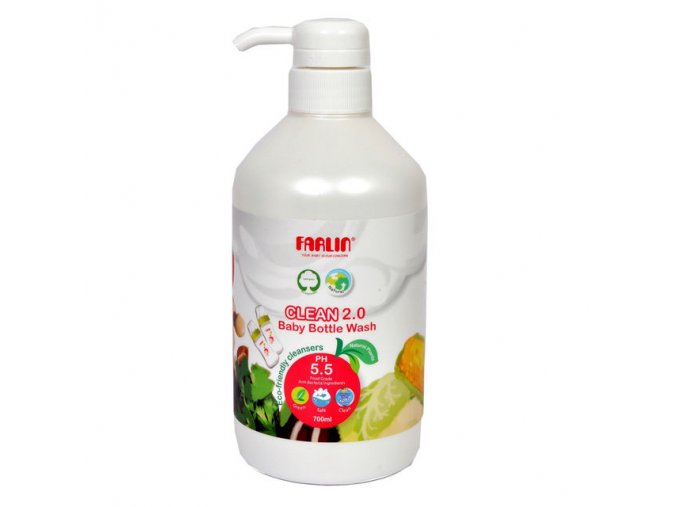 Farlin Clean 2.0 - Antibakteriální čistící prostředek s dávkovačem 700ml